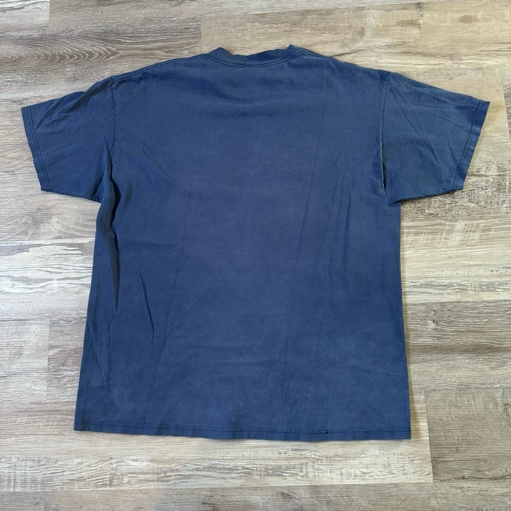 Vintage 90s Country Till The Day I Die blue graphic t-shirt Hanes tagged Men XL - Picture 4 of 5